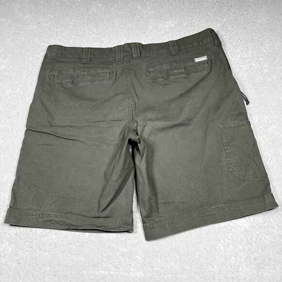 Columbia Shorts Mens Size 40 Green Flat Front Zipper Pockets Inseam 9 in - Picture 8 of 12